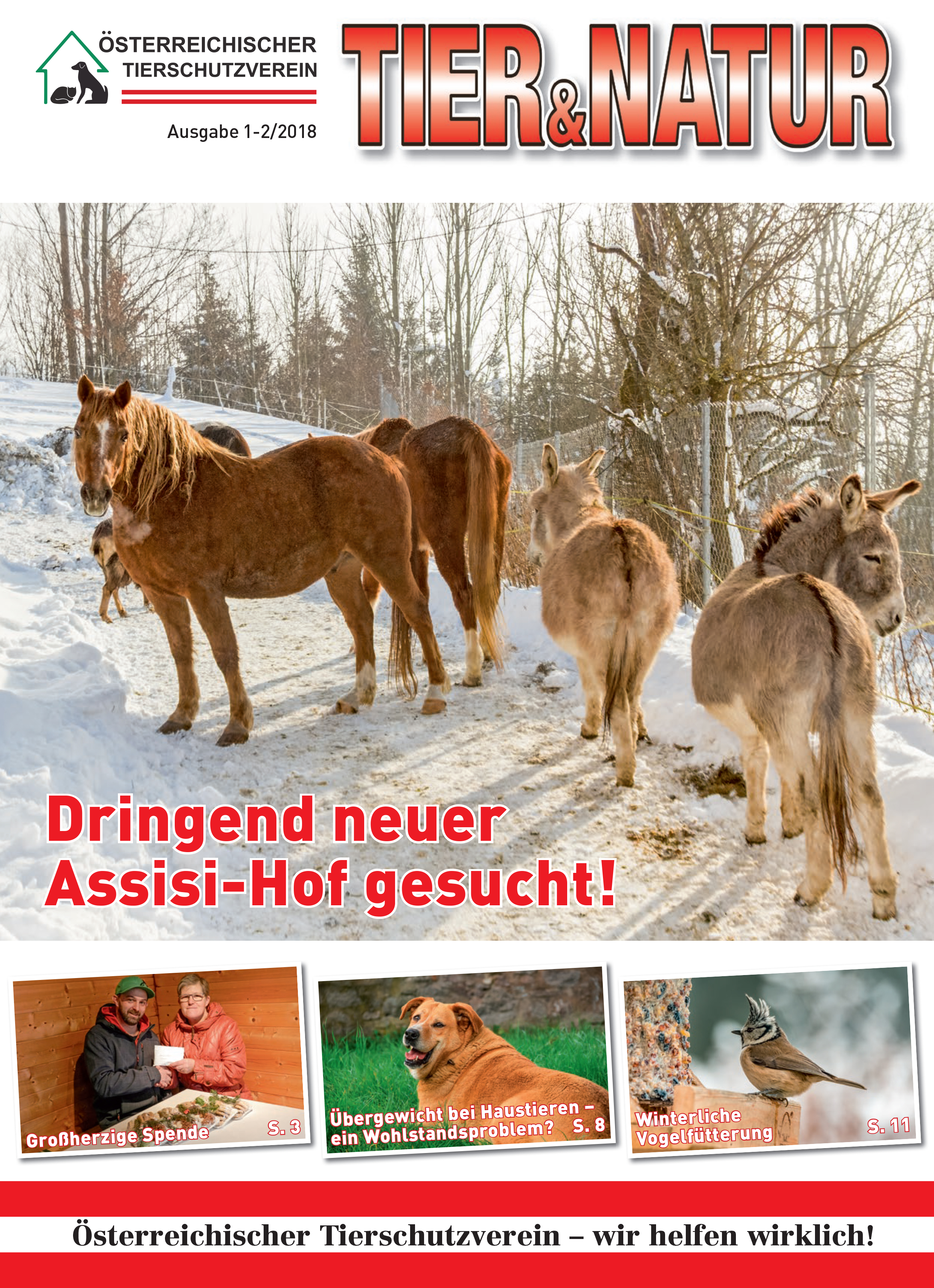 Erste Ausgabe der Tier & Natur 2018!